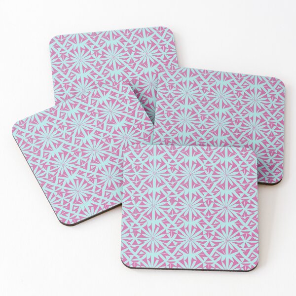 Item preview, Pink and blue geometric pattern designed and sold by inesdelcast.