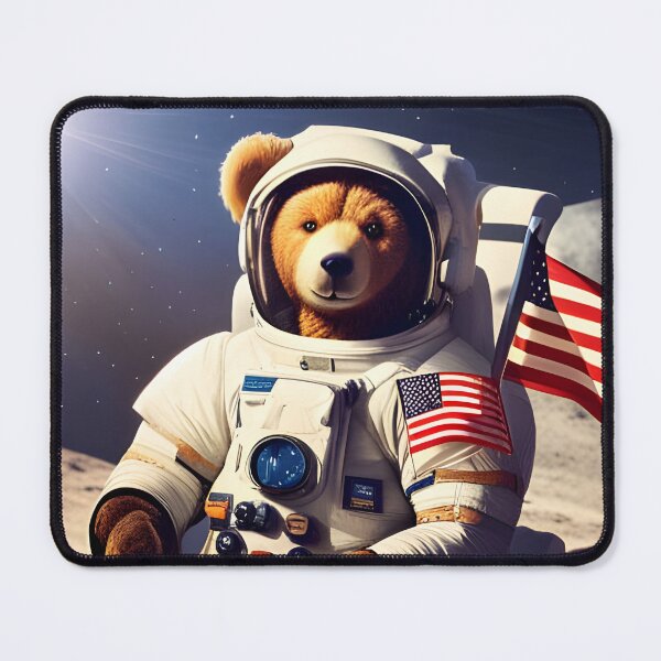Item preview, Teddy in a Space suit sitting on a deck chair on the Moon designed and sold by Colin Bentham.