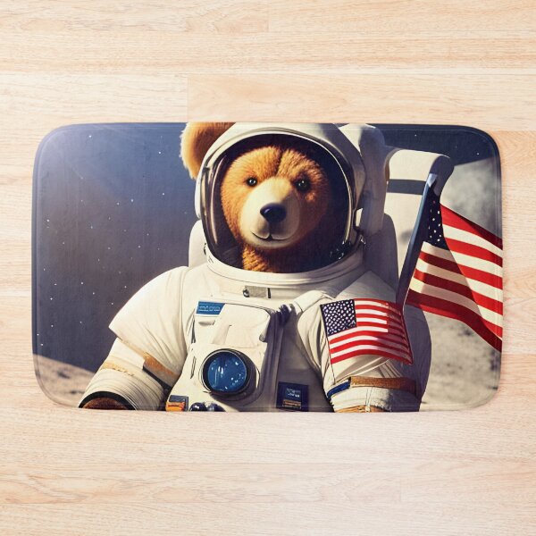 Item preview, Teddy in a Space suit sitting on a deck chair on the Moon designed and sold by Colin Bentham.