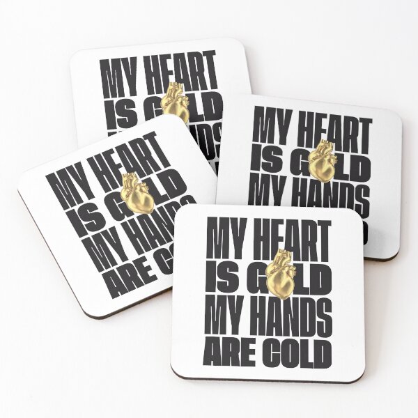 Item preview, My heart is gold. My hands are cold designed and sold by Graphoteka.