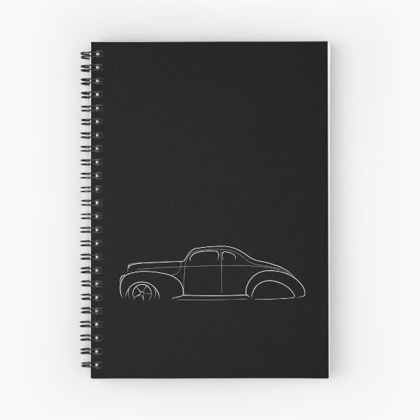 Item preview, Chopped 1940 Ford - profile stencil, white designed and sold by mal-photography.