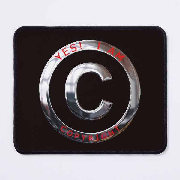 Item preview, YES - I AM COPYRIGHT designed and sold by alien almanac.