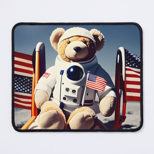 Item preview, Teddy in a Space suit sitting on a deck chair on the Moon designed and sold by Colin Bentham.
