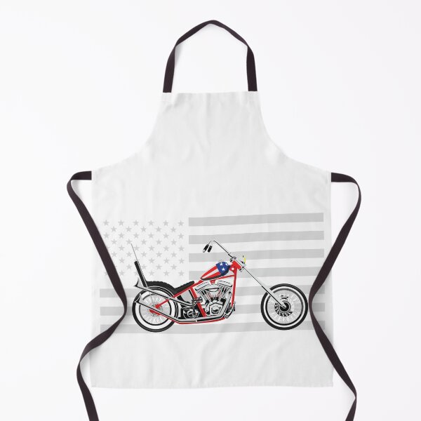 Item preview, Illustrated American Chopper Motorcycle Low Rider with Grey American Flag as Background designed and sold by activlifewear.