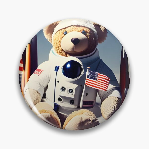 Item preview, Teddy in a Space suit sitting on a deck chair on the Moon designed and sold by Colin Bentham.