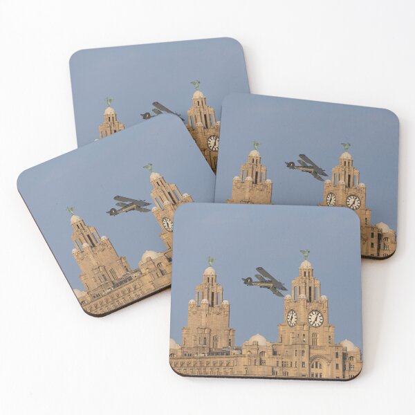 Item preview, Swordfish flying past the Liver Building designed and sold by Paul Madden.