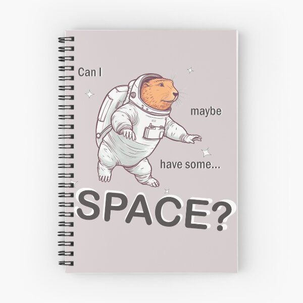 Item preview, Necesito algo de espacio Carpincho designed and sold by Capybearable.