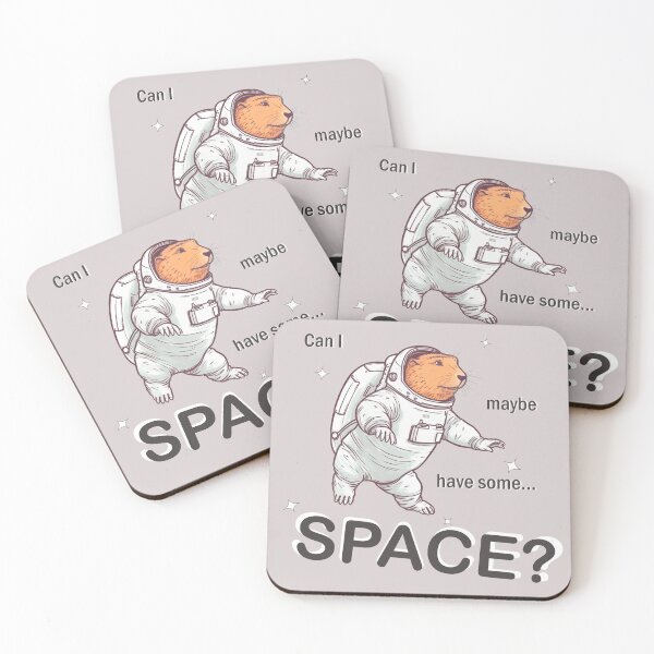 Item preview, Need some space Capybara designed and sold by Capybearable.