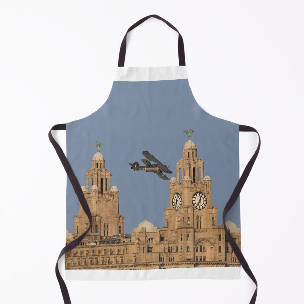 Item preview, Swordfish flying past the Liver Building designed and sold by Paul Madden.