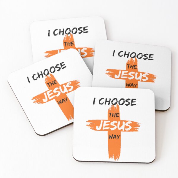 Item preview, I Choose the Jesus Way tee shirt, t-shirt, mug, cup, design designed and sold by JillySheeks.