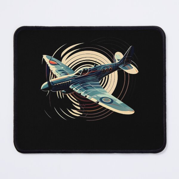 Item preview, Spitfire Airplane Vintage Pilot Aviator Military Warbirds designed and sold by farhanhafeez.