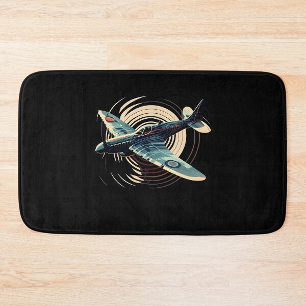 Item preview, Spitfire Airplane Vintage Pilot Aviator Military Warbirds designed and sold by farhanhafeez.