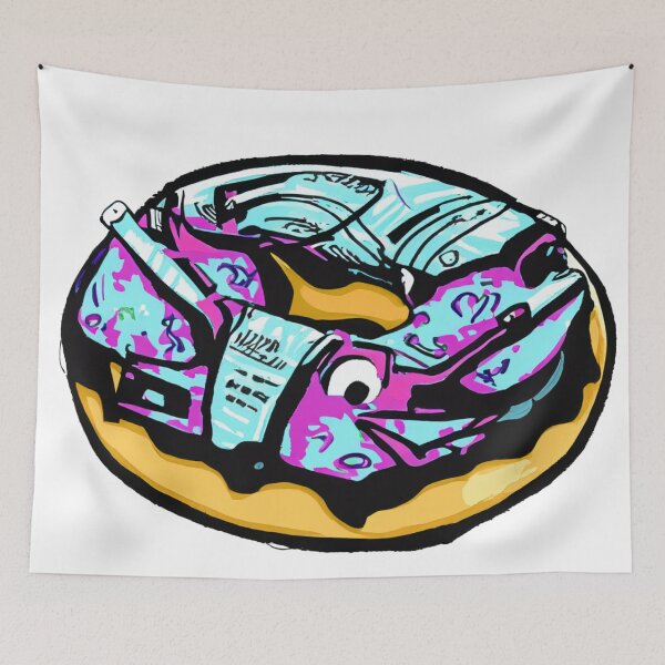 Item preview, Cyberpunk Donut designed and sold by SaturnSix.