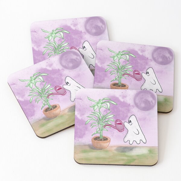 Item preview, Cute Ghost Watering Plant designed and sold by MandaScribbles.