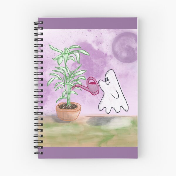Item preview, Cute Ghost Watering Plant designed and sold by MandaScribbles.