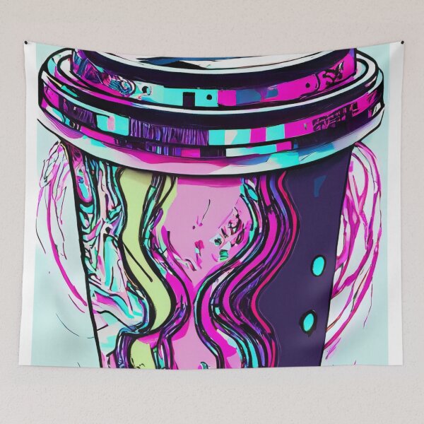 Item preview, Cyberpunk Coffee designed and sold by SaturnSix.