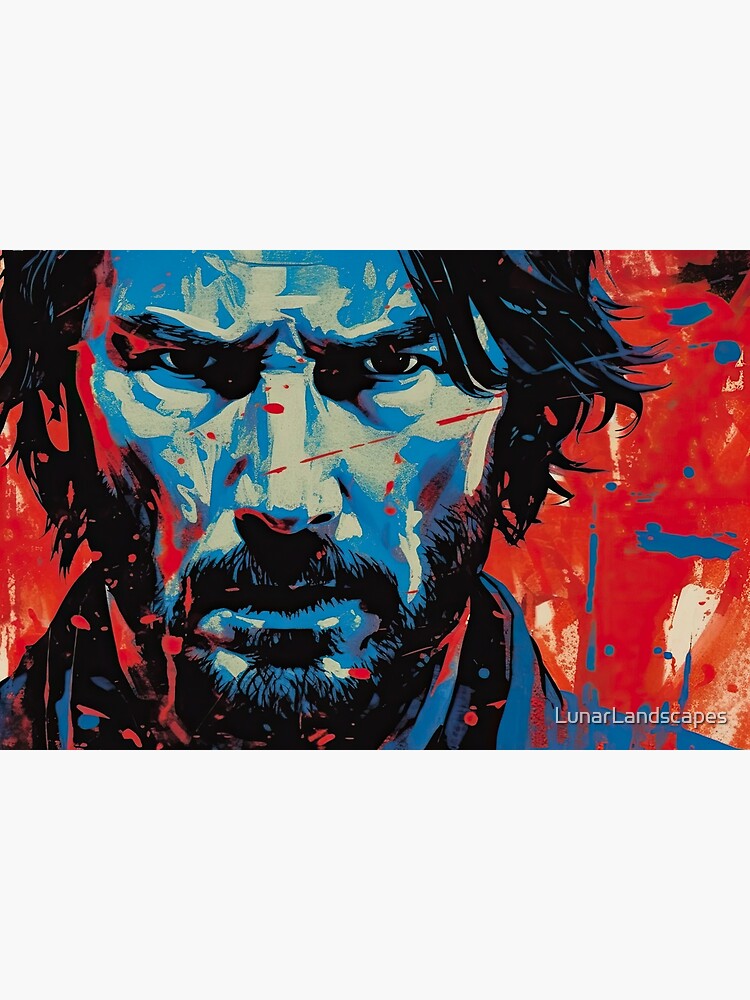 Thumbnail 3 von 3, Poster, Keanu Reeves „Grenzenlose Resonanz“ designt und verkauft von LunarLandscapes.