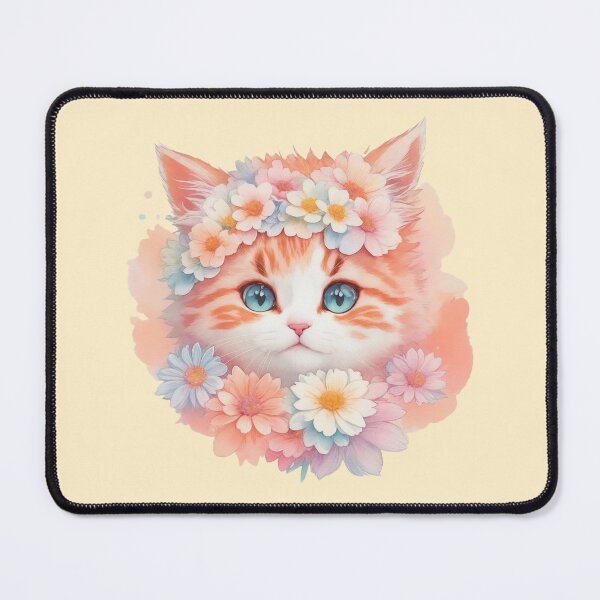 Item preview, Vivid Kitten Dreams: Ragamuffin's Floral Wonderland designed and sold by VIBRANZIO.