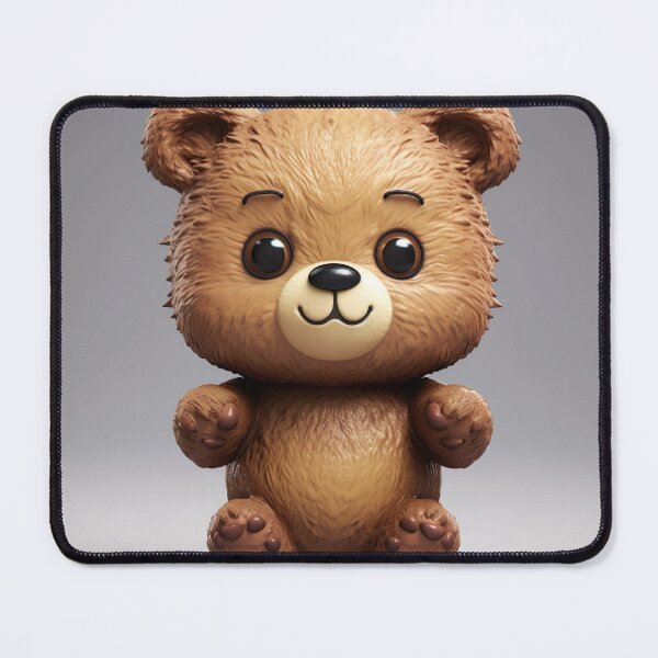 Item preview, Bear Hug - Illustration of an Adorable Little Bear in a Gentle Pose designed and sold by Neuronexia.