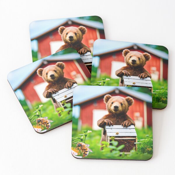 Item preview, The greedy bear cub designed and sold by Reunimage.