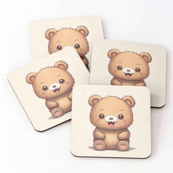 Item preview, Cuddly Little Bear - Illustration of an Adorable Cub in an Affectionate Pose designed and sold by Neuronexia.