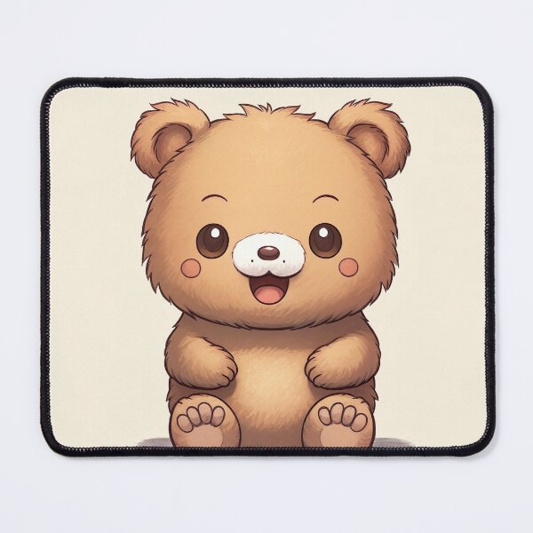 Item preview, Cuddly Little Bear - Illustration of an Adorable Cub in an Affectionate Pose designed and sold by Neuronexia.