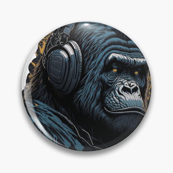 Artikelvorschau, Groovy Beats: Gorilla DJ in Abstract Graffiti Style entworfen und verkauft von RedArtG09.