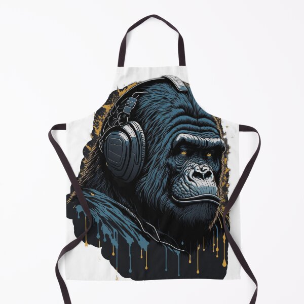 Artikelvorschau, Groovy Beats: Gorilla DJ in Abstract Graffiti Style entworfen und verkauft von RedArtG09.