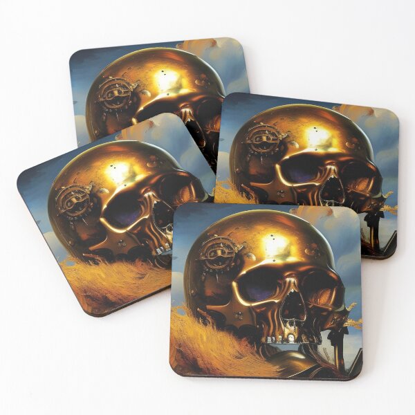 Item preview, Steampunk Skull, impasto, Ai Generated Art  designed and sold by ACC .