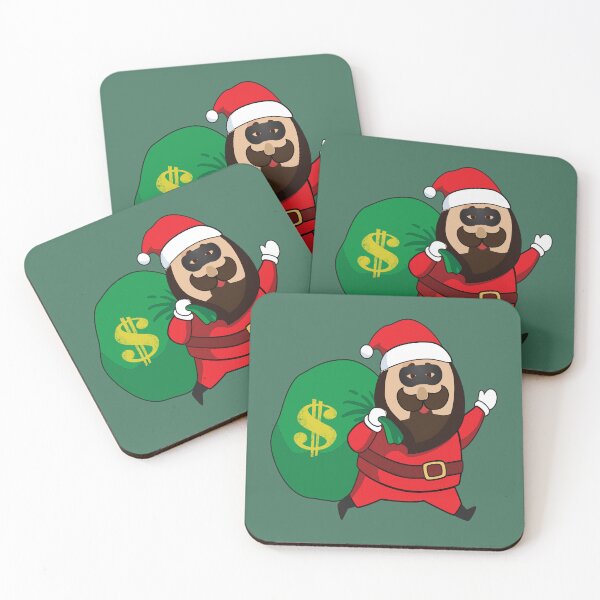 Item preview, Santa claus stealing money for Christmas  designed and sold by Donutlovers.