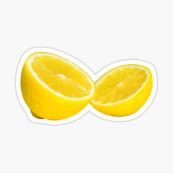 Zesty Citrus Delight Lemon Sticker Sticker