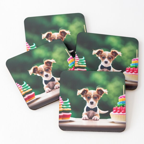 Item preview, Little dog with glasses designed and sold by Reunimage.