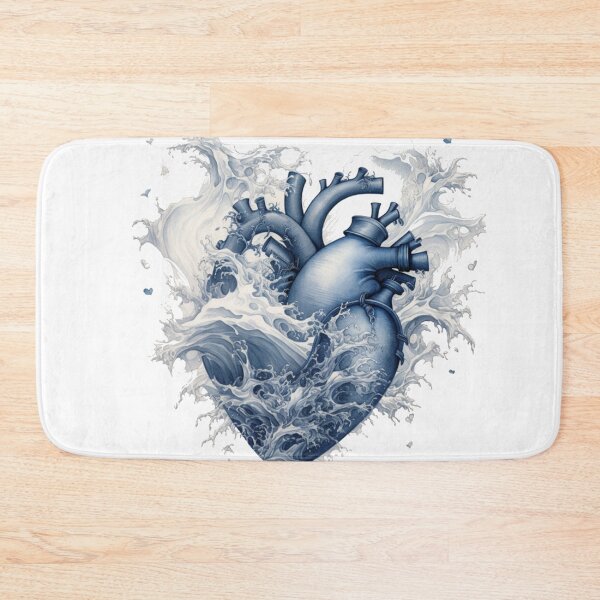 Item preview, Beneath the Waves Sea Heart: Embracing the Unfathomable Beauty designed and sold by veinmerch.