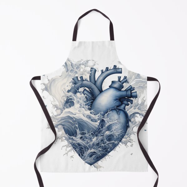 Artikelvorschau, Beneath the Waves Sea Heart: Embracing the Unfathomable Beauty entworfen und verkauft von veinmerch.