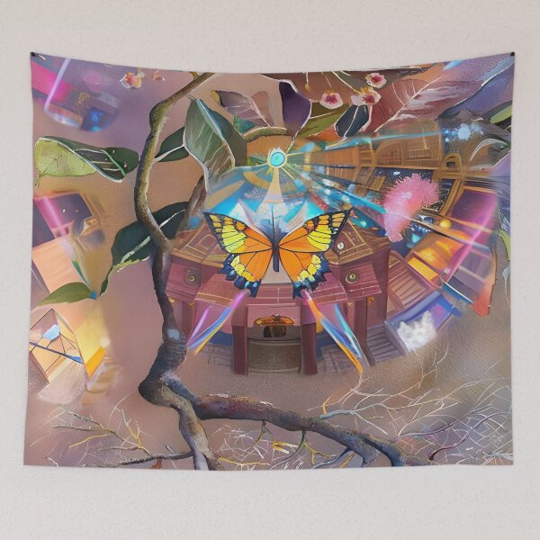 Item preview, Iboga Butterfly Room designed and sold by christineiris.