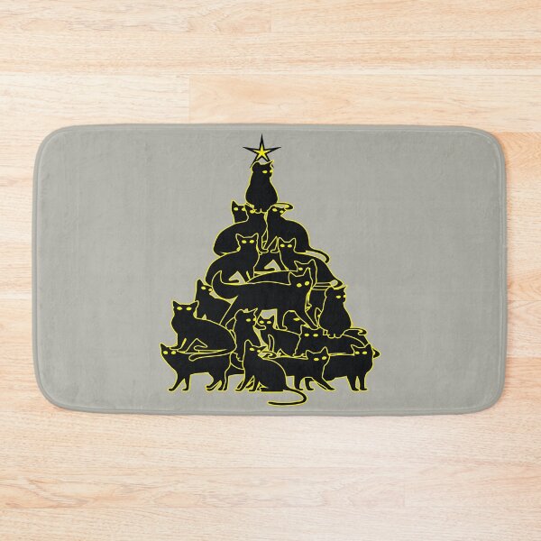 Item preview, Black cat Christmas tree  designed and sold by Donutlovers.