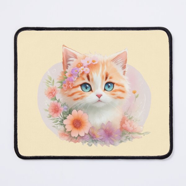 Item preview, Floral Fantasy Feline: Ragamuffin's Delightful Journey designed and sold by VIBRANZIO.