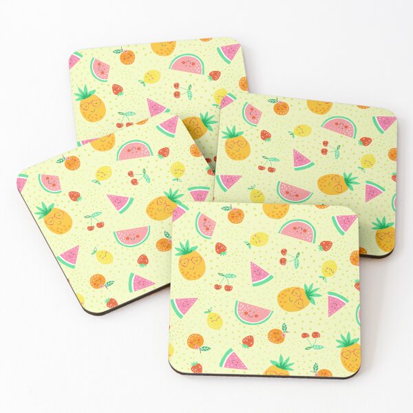 Item preview, Happy tropical fruit designed and sold by Cheekyleopard.