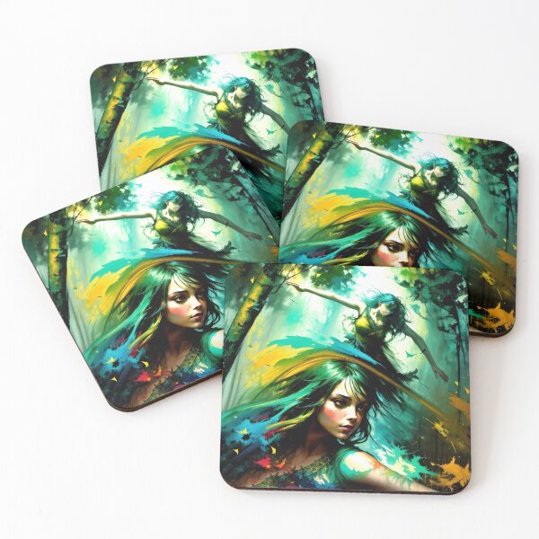 Item preview, The fairies of the forest n1 - Fantasy - Digital art designed and sold by Armajay.