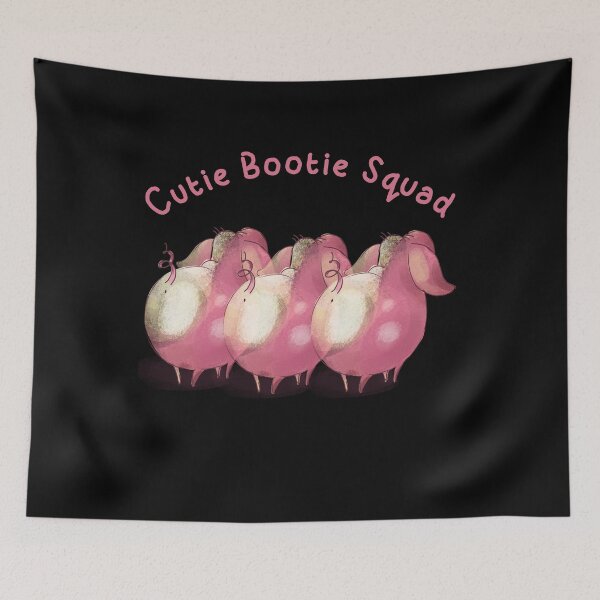 Item preview, Cutie Bootie Squad Funny Text designed and sold by SunnyFunnyArt.