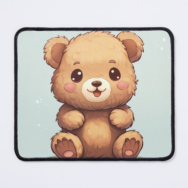 Item preview, Fluffy Little Bear - Adorable Fluffy Companion designed and sold by Neuronexia.