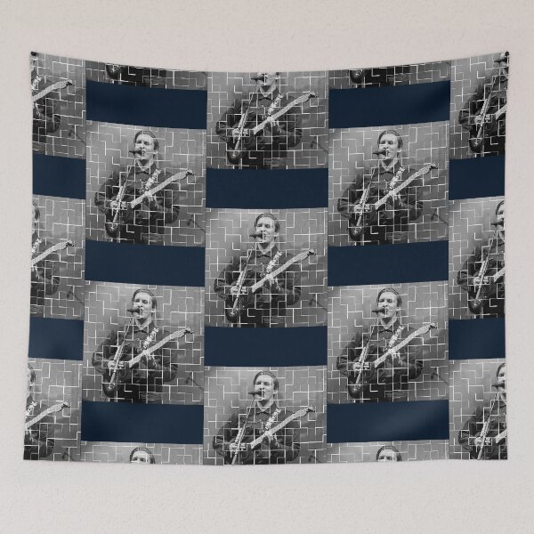 Item preview, George Ezra singer-songwriter black tile art  designed and sold by voeffler456.