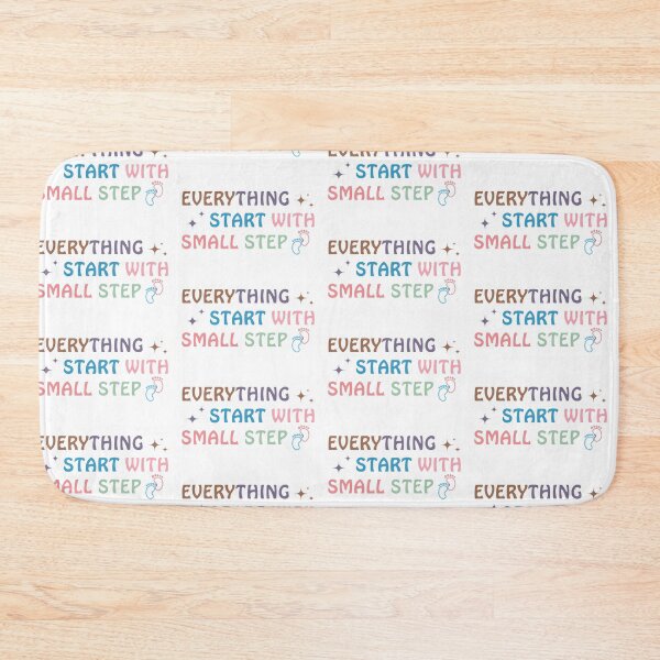 Item preview, Everything Start With Small Step Sticker designed and sold by Uryummypie.