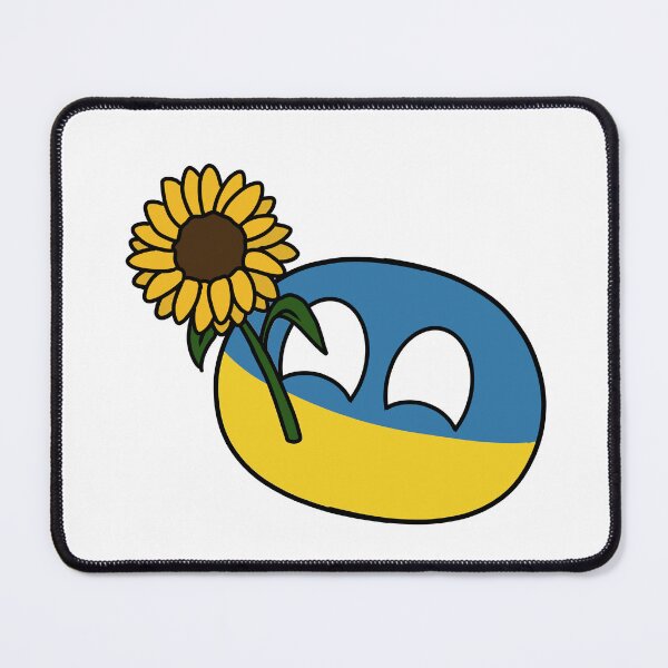 Item preview, ukraineball give you a sunflower designed and sold by Countryballs Shop.