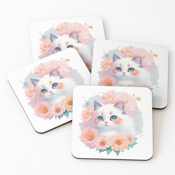 Item preview, Celestial Purrfection: Ragdoll's Beauty Shines in Fantasy Art designed and sold by VIBRANZIO.