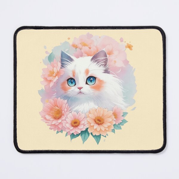 Item preview, Celestial Purrfection: Ragdoll's Beauty Shines in Fantasy Art designed and sold by VIBRANZIO.