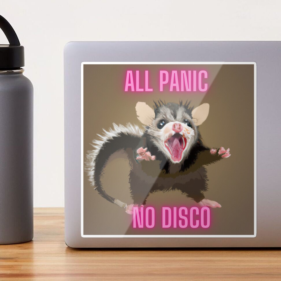 All Panic No Disco Sticker – 605 Vibes