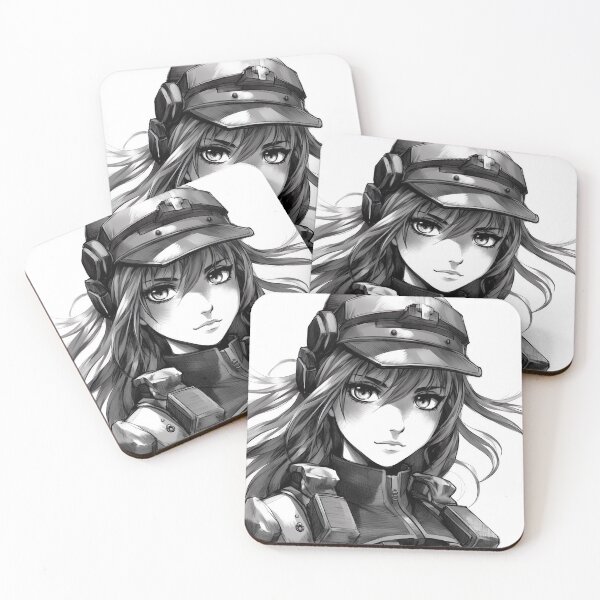 Artikelvorschau, Black and White Manga Soldier - Strength and Determination entworfen und verkauft von Neuronexia.