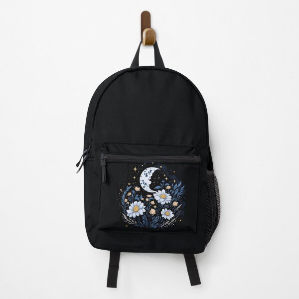 Item preview, Moon and daisies starry night floral designed and sold by Shaymalily.