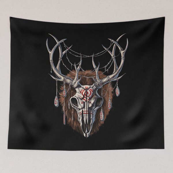 Item preview, Wendigo Skull designed and sold by underheaven.
